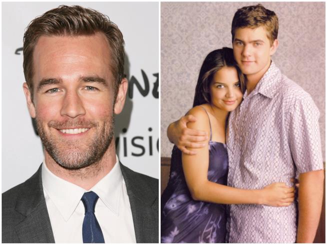 James Van Der Beek ha sempre tifato per Pacey in Dawson's Creek James Van Der Beek e Joshua Jackson con Katie Holmes