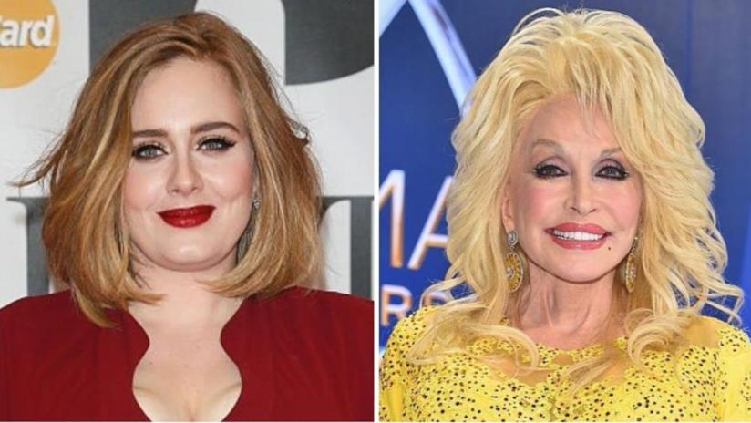 Adele ad un party si è vestita da Dolly Parton Adele come Dolly Parton su Instagram