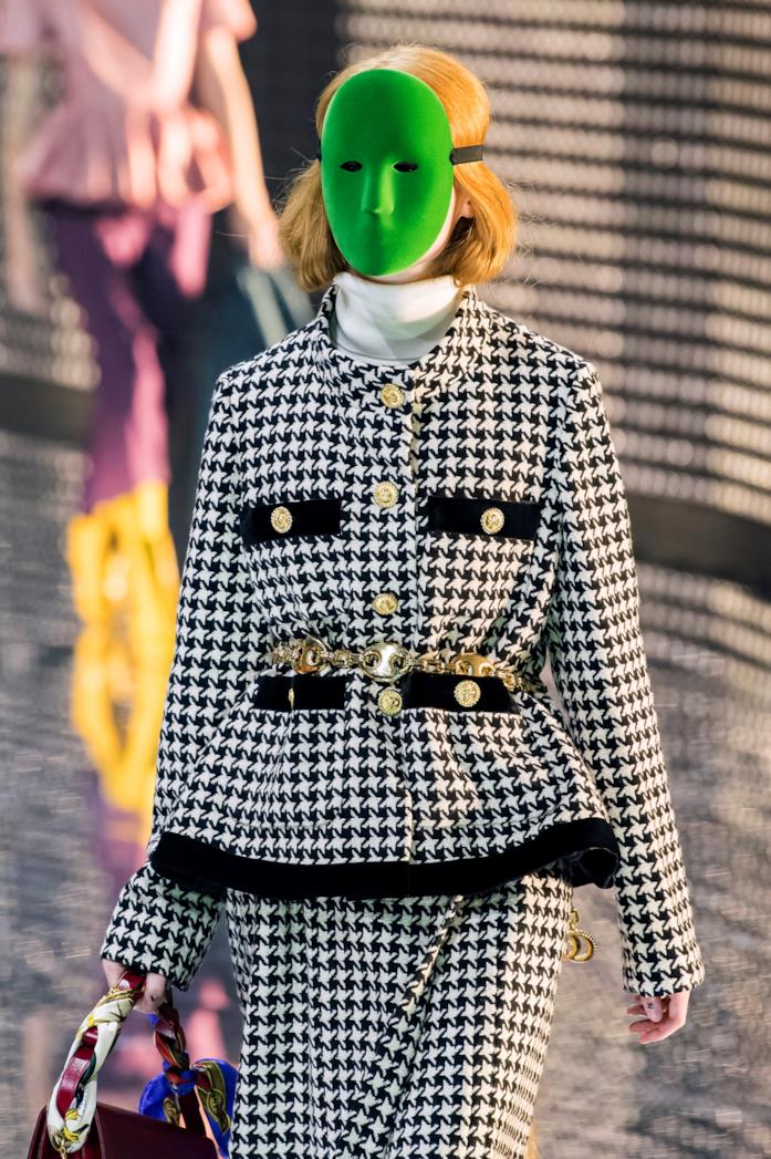 Gucci pied de poule Pied de poule tendenza per Gucci FW 2019