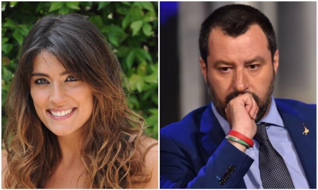 Fine della storia tra Elisa Isoardi e Matteo Salvini Collage Elisa Isoardi Matteo Salvini
