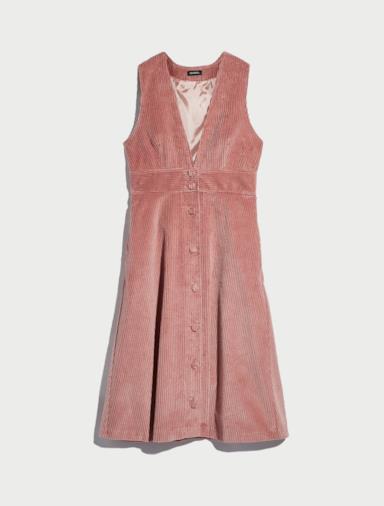 Vestito in velluto a coste
