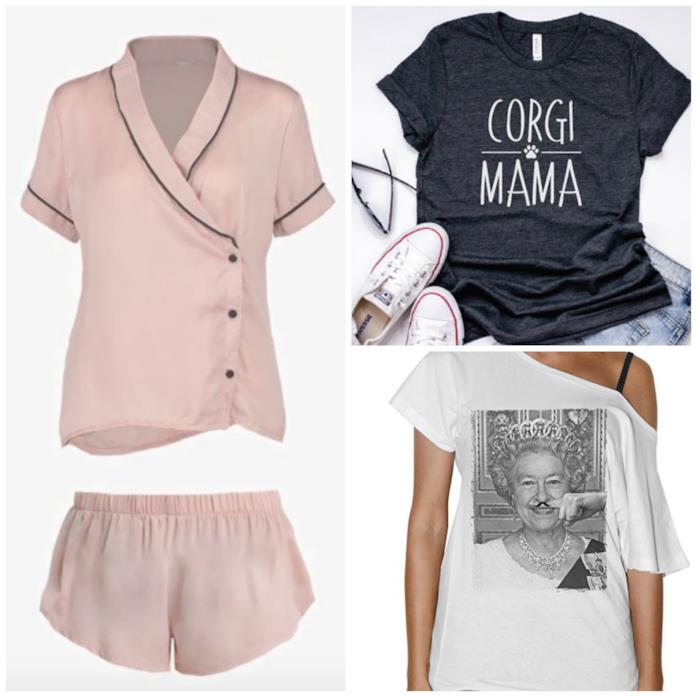 Pigiami Royal Wedding Collage di t-shirt e pigiami in tema Royal Wedding