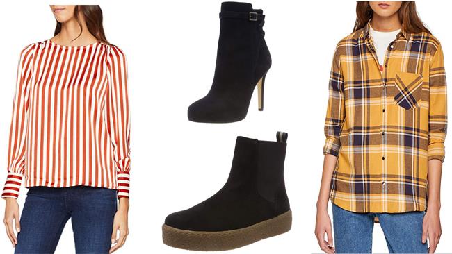 Amazon Moda: camicie, bluse e stivali