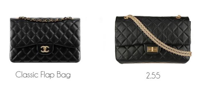 Le borse 2.55 e 2.88 Chanel Un collage tra la 2.55 e la 2.88 di Chanel