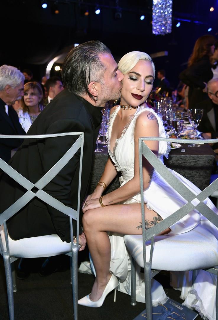 Lady Gaga e Christian Carino Lady Gaga e Christian Carino a una cena
