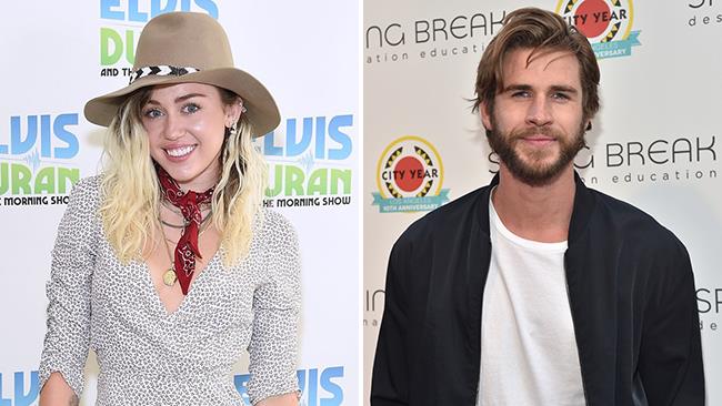 Nozze segrete per Miley Cyrus e Liam Hemsworth? Miley Cyrus e Liam Hemsworth in due scatti ufficiali
