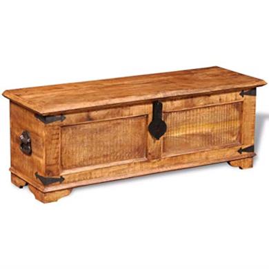 Cassapanca di Stoccaggio in Legno Ruvido