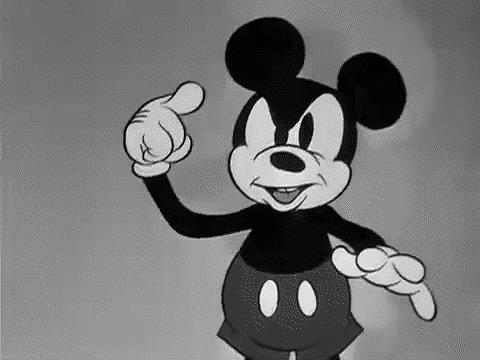 Topolino Topolino in una GIF vintage
