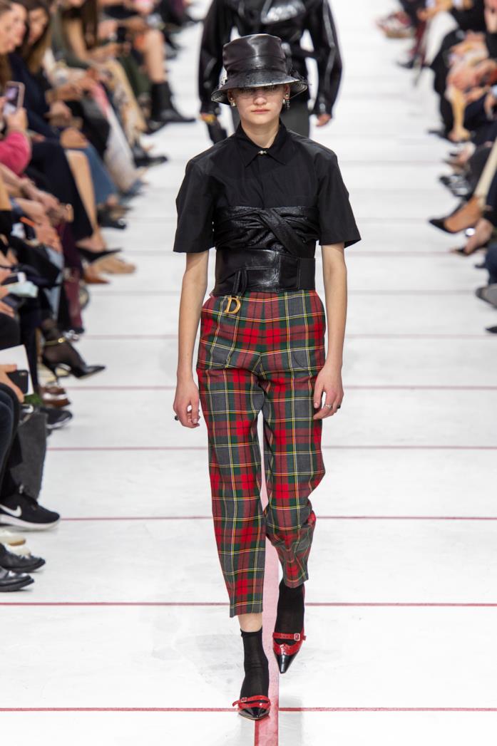 Pantaloni tartan di Dior Pantaloni tartan firmati Dior