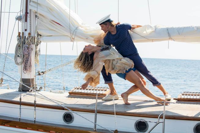 Una scena di Mamma Mia: Ci risiamo! Lily James in Mamma mia: ci risiamo!