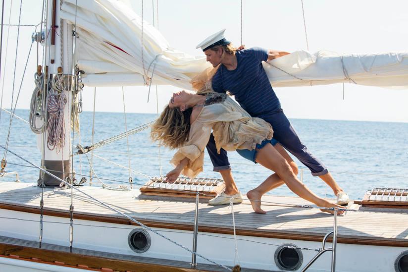 Una scena di Mamma Mia: Ci risiamo! Lily James in Mamma mia: ci risiamo!