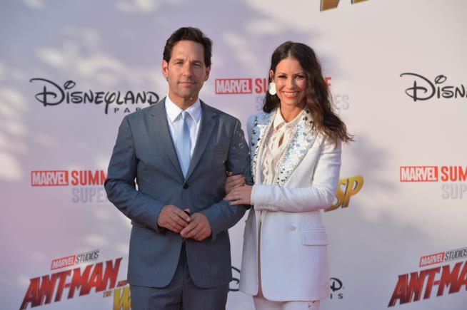 Paul Rudd ed Evangeline Lilly alla premiere europea di Ant-Man Evangeline Lilly e Paul Rudd