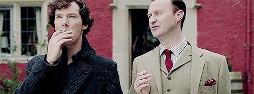 I fratelli Holmes di Sherlock Sherlock e Mycroft Holmes