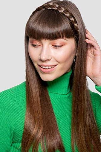 Fascia per capelli ad effetto treccia spessa
