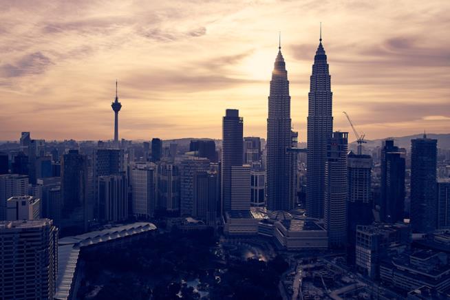 Le luci di Kuala Lumpur I grattacieli di Kuala Lumpur