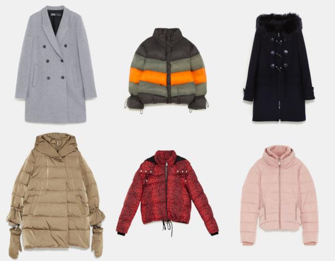 I nuovi giubbotti di Zara per l'inverno 2018 Cappotti e piumini di Zara per l'inverno 2018