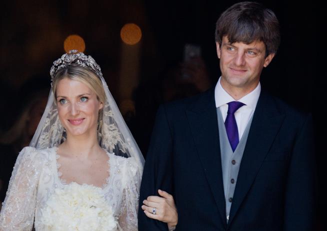 Ernst di Hannover ha sposato la stilista russa Ekaterina Malysheva Primo piano di Ernst di Hannover con la stilista russa Ekaterina Malysheva