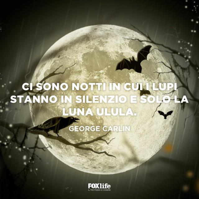Citazione Carlin Illustrazione di un paesaggio notturno
