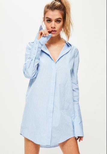 Uno shirt dress Uno shirt dress a righe verticali