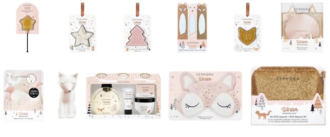 prodotti della collezione WInter Wonderland di Sephora Accessori e confezioni natalizie della collezione WInter Wonderland di Sephora