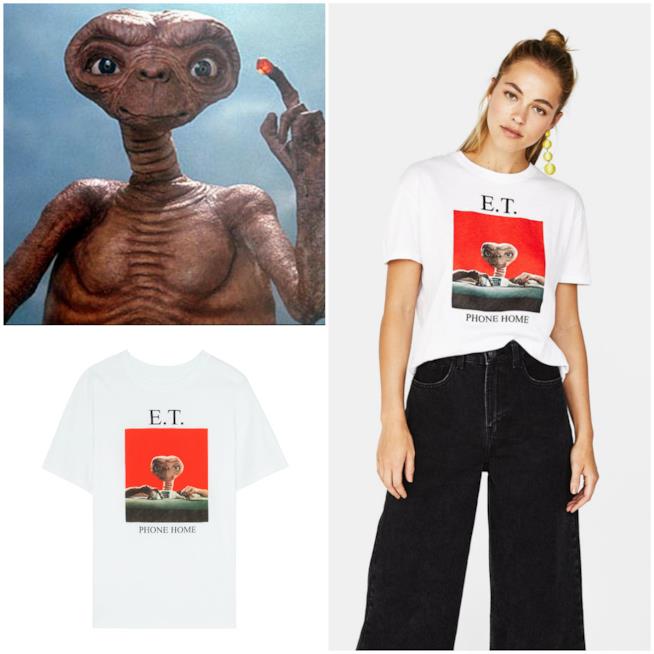 T-shirt E.T. T-shirt E.T. e scena di E.T.