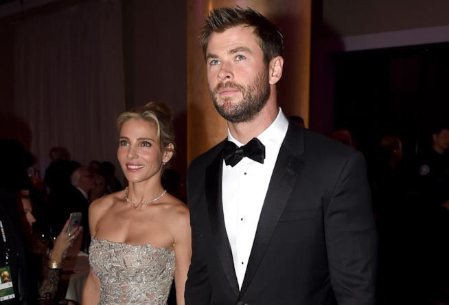 Festa di compleanno su un'isola privata con la moglie per Chris Hemsworth Chris Hemsworth e la moglie Elsa Pataky durante un evento mondano