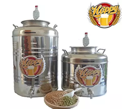 Fermentatore completo da 30 Litri in Acciaio Inox ideale per Birra Vino o Altro