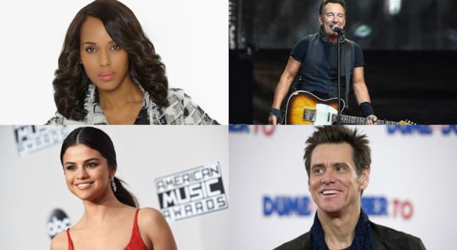 Da Bruce Springsteen a Kerry Washington, le star guarite dalla depressione Kerry Washington, Bruce Springsteen, Selena Gomez e Jim Carrey hanno sofferto e vinto la depressione