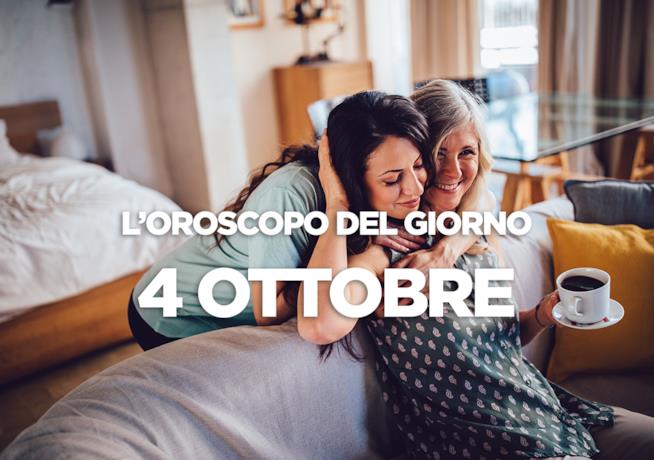 L’oroscopo di Giovedì 4 Ottobre L’oroscopo del giorno di Giovedì 4 Ottobre
