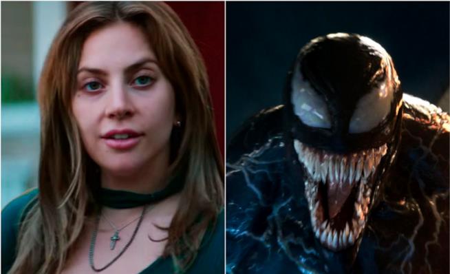 Massacro social per Venon dai fan di A Star Is Born Collage tra Lady Gaga e Venom