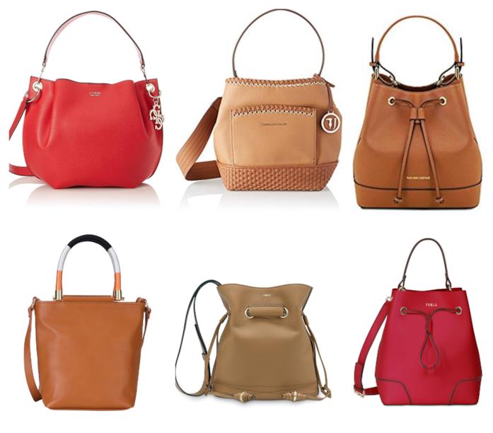 Borsa a secchiello di moda per l'autunno e inverno 2018-2019 A secchiello, le borse di tendenza A/I 2018-2019