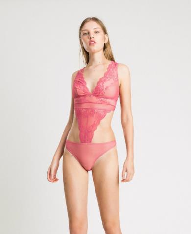 Body in tulle e pizzo