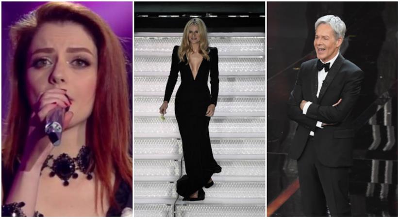 Sanremo 2018: i primi trend Un collage tra look di Sanremo prima serata