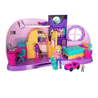 Polly Pocket Playset trasformabile Cameretta di Polly