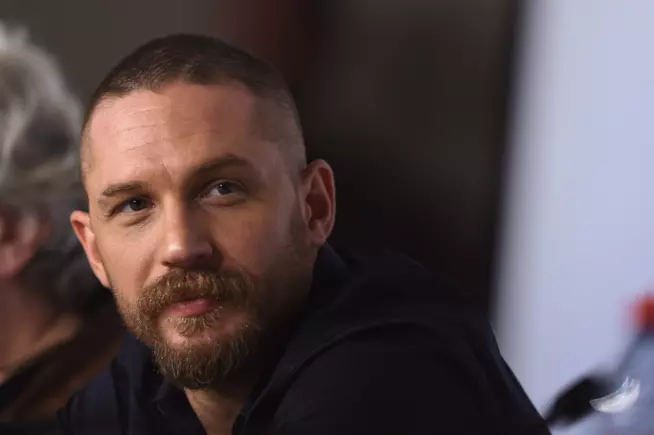 L'attore inglese Tom Hardy Tom Hardy