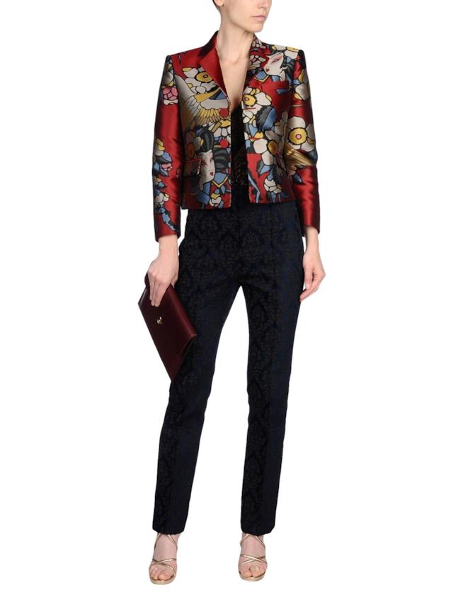 Giacca rossa a fantasia Dsquared2 Dsquared2 giacca rossa a fantasia