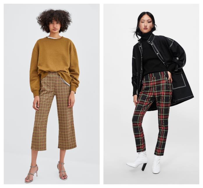 Pantaloni a quadretti e tartan autunno inverno 2018-19 A quadretti e tartan i pantaloni di tendenza autunno inverno 2018-19