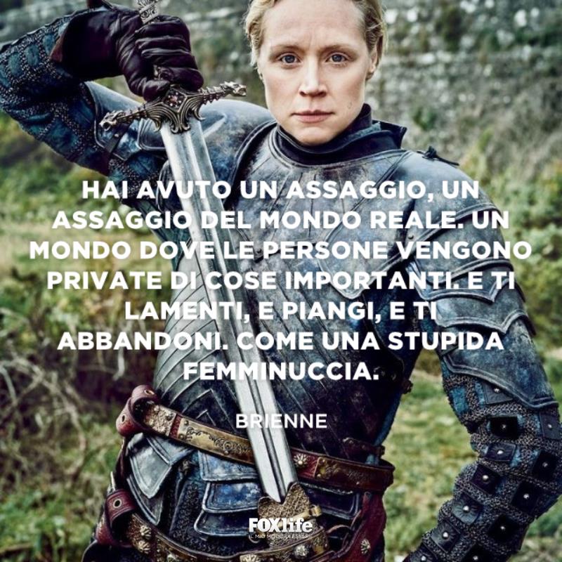 Frase Brienne Brienne primo piano