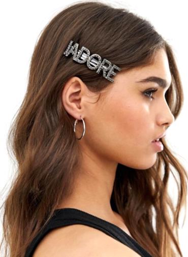 Fermaglio per capelli con strass