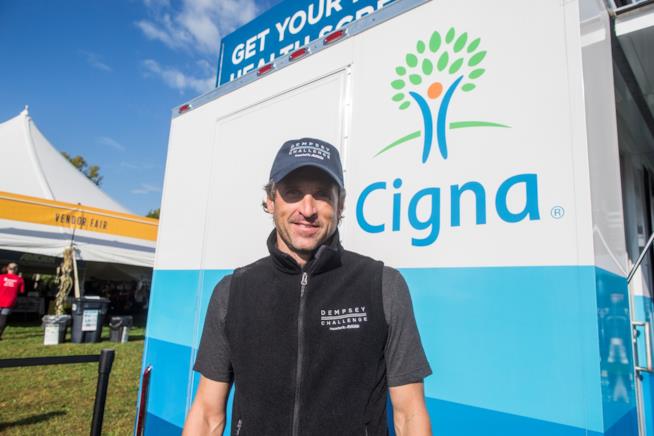 Patrick Dempsey nel Maine al suo evento raccolta fondi contro il cancro Patrick Dempsey soddisfatto della racconta fondi contro il cancro