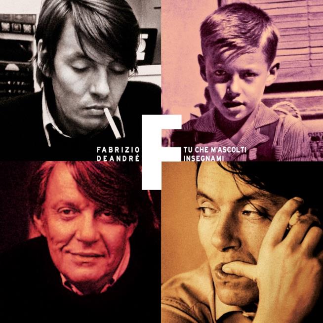 Cover album Tu che m'ascolti insegnami Tu che m'ascolti insegnami De André