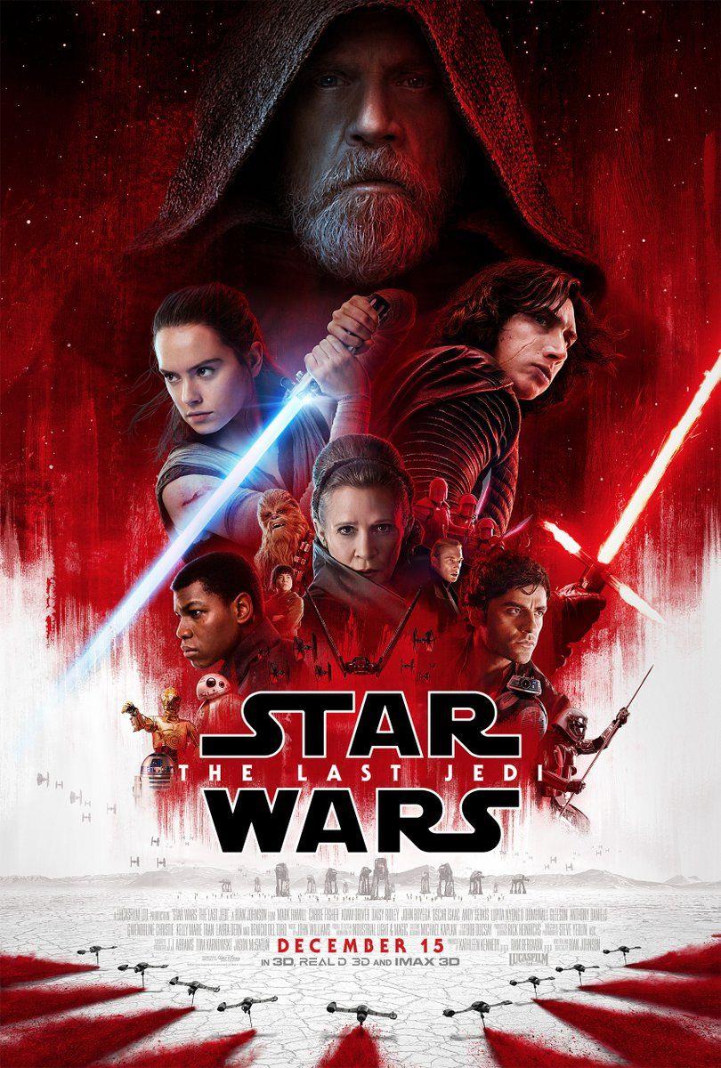 Star Wars gli ultimi Jedi Locandina dell'VIII episodio del film