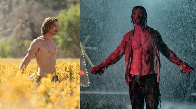 Chris Hemsworth in Bad Times at The El Royale Due scene con Chris Hemsworth in Bad Times at The El Royale