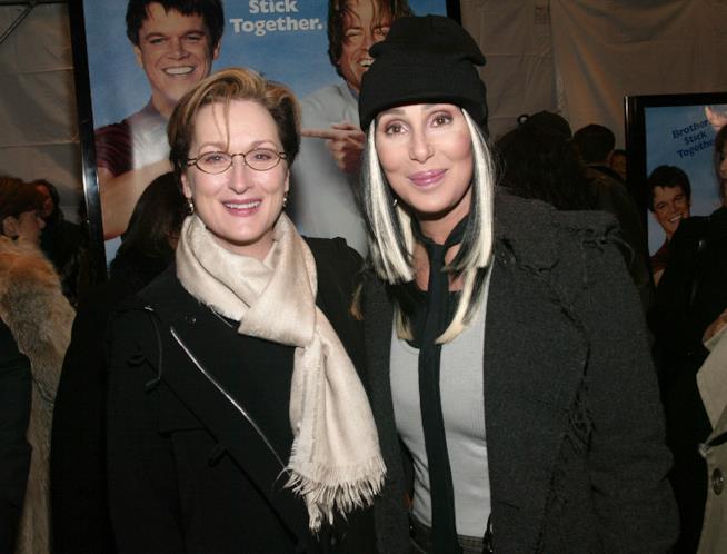 Meryl Streep e Cher contro le molestie sessuali sulle donne Meryl Streep e Cher