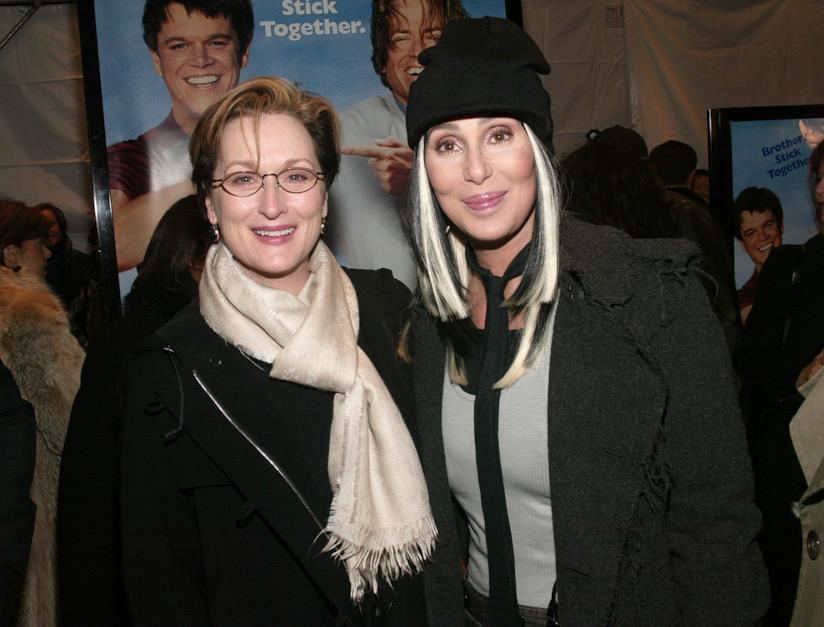 Meryl Streep e Cher contro le molestie sessuali sulle donne Meryl Streep e Cher