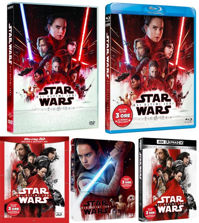 Edizioni home video di Star Wars - Episodio VIII: Gli ultimi Jedi Edizioni home video di Star Wars: Gli ultimi Jedi