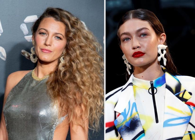 Blake Lively e Gigi Hadid Due foto di Blake Lively e Gigi Hadid