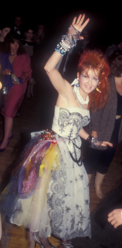 Cyndi Lauper agli American Musica Awards Cyndi Lauper nel 1984