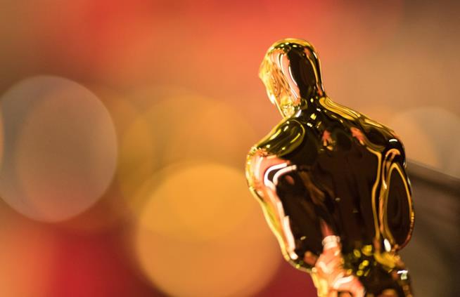 Un Oscar, Academy Award particolare di una statuetta Oscar, Academy Award