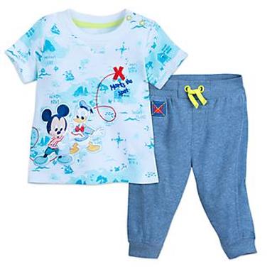 Completo maglietta e pantaloni Disney